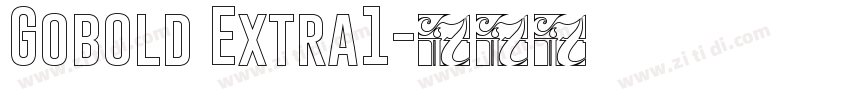 Gobold Extra1字体转换